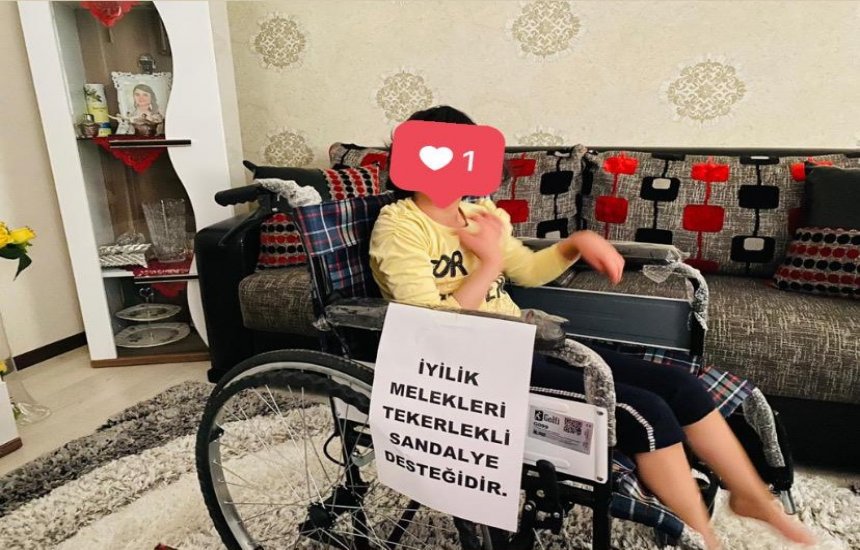 Tekerlekli sandalye desteklerimiz devam ediyor
