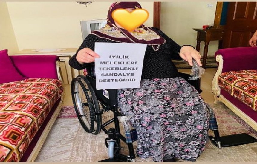 Tekerlekli sandalye desteklerimiz devam ediyor