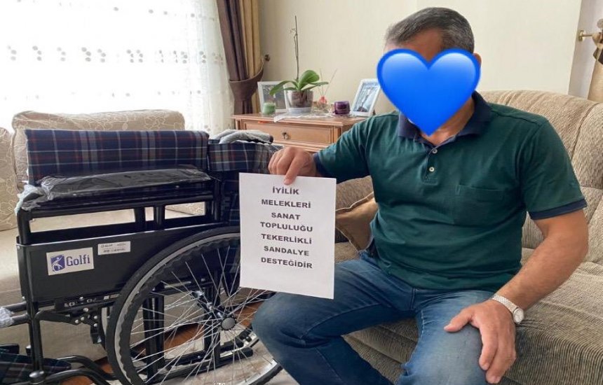 Tekerlekli sandalye desteklerimiz devam ediyor