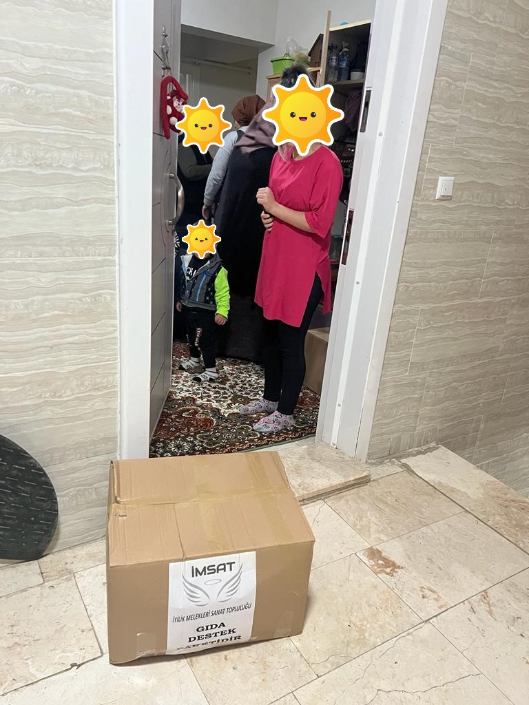 YİNE BİRÇOK AİLEMİZE GIDA DESTEĞİYLE ULAŞTIK