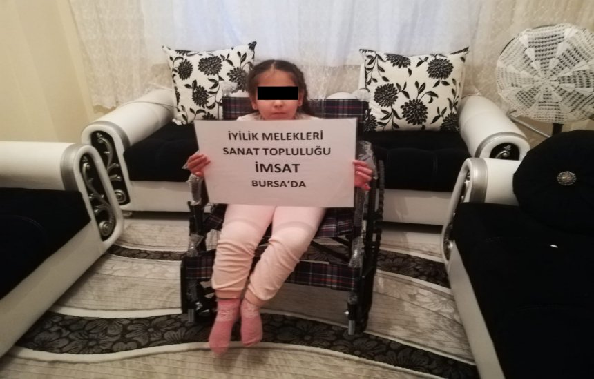 BURSA'DAKİ MELEĞİMİZE SANDALYESİ ULAŞTIRILDI..