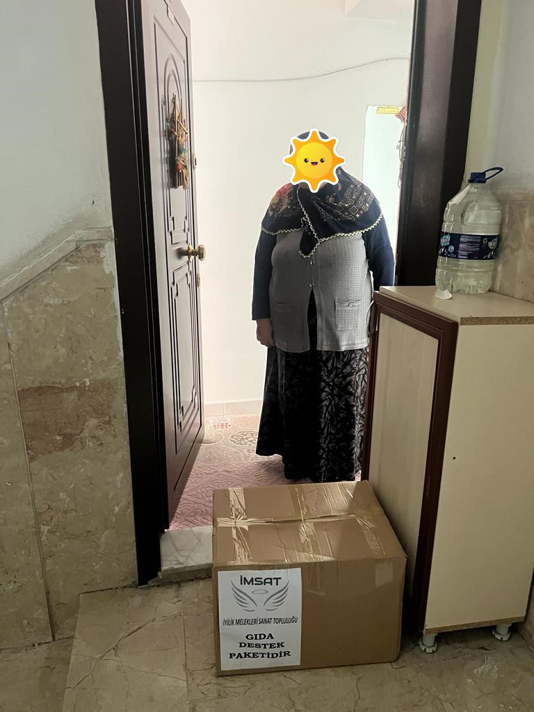 YİNE BİRÇOK AİLEMİZE GIDA DESTEĞİYLE ULAŞTIK