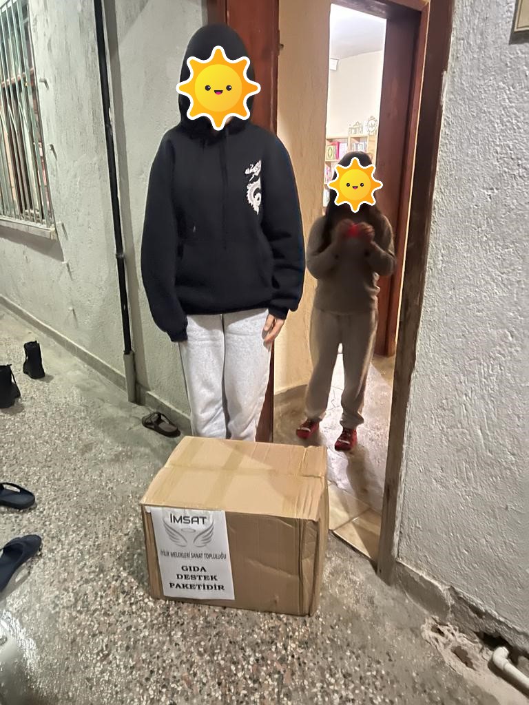 YİNE BİRÇOK AİLEMİZE GIDA DESTEĞİYLE ULAŞTIK