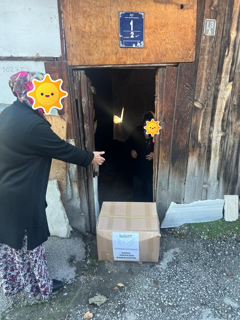 YİNE BİRÇOK AİLEMİZE GIDA DESTEĞİYLE ULAŞTIK
