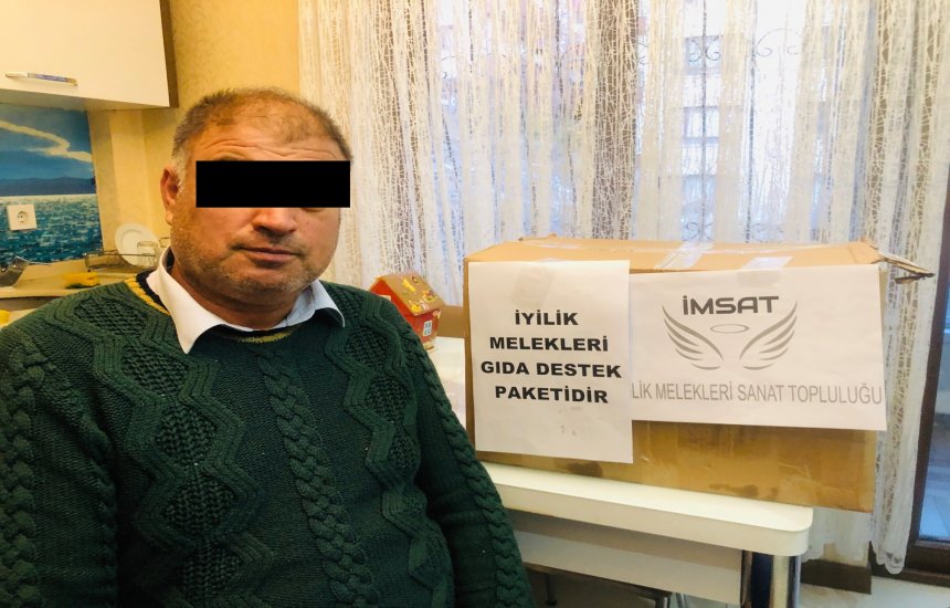 BİR GIDA PAKETİMİZ DAHA ENGELLİ AİLEMİZE ULAŞTI..