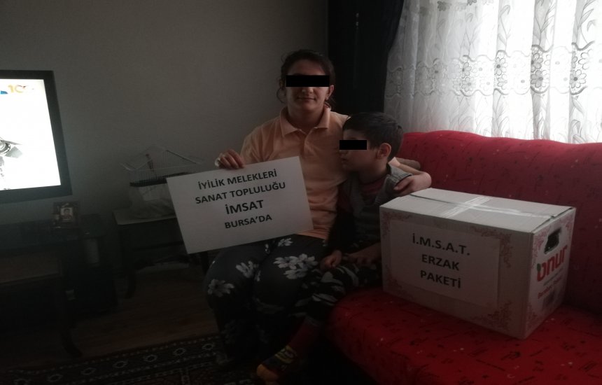 İYİLİK MELEKLERİ BURSA'DAKİ KARDEŞLERİNİ DE UNUTMADI..