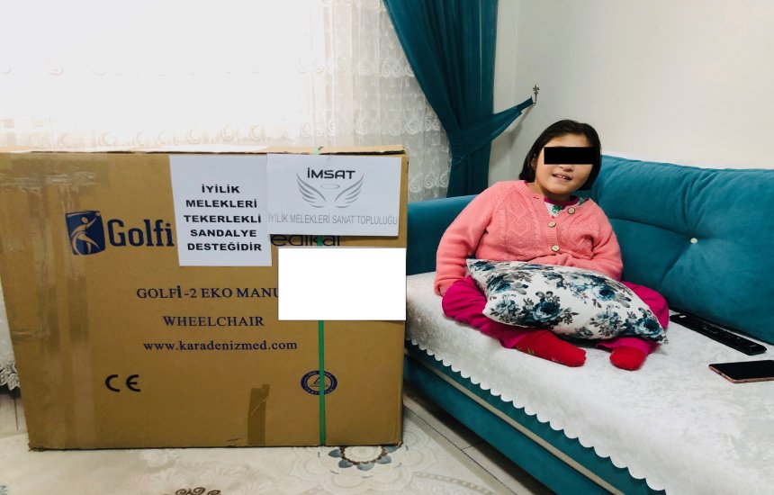 BİR MELEĞE DAHA SANDALYESİNİ ULAŞTIRDIK..