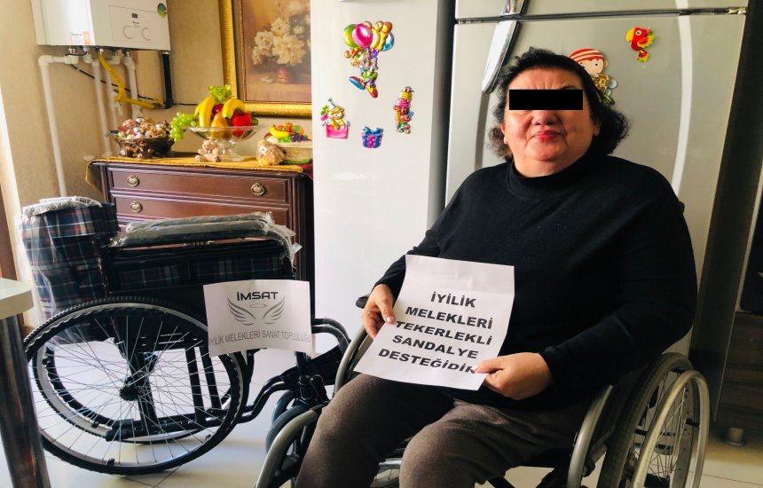 SANDALYEMİZ GÜZEL YÜREKLİMİZE ULAŞTIRILDI <3