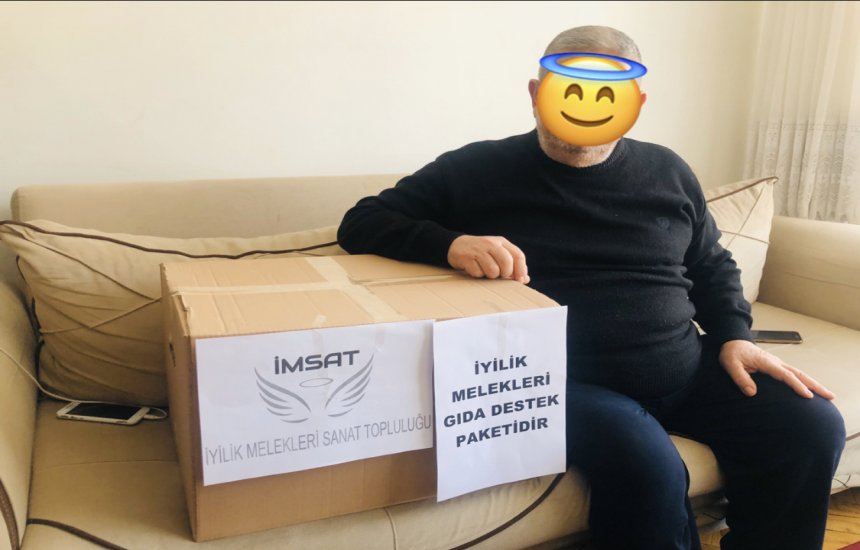 İYİLİK MELEKLERİ GIDA DESTEKLERİNE DEVAM EDİYOR..