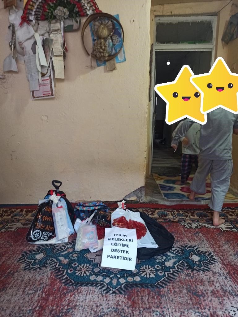 KIRTASİYE DESTEKLERİMİZLE ÇOCUKLARIN YİNE GÜLÜN YÜZÜ OLDUK