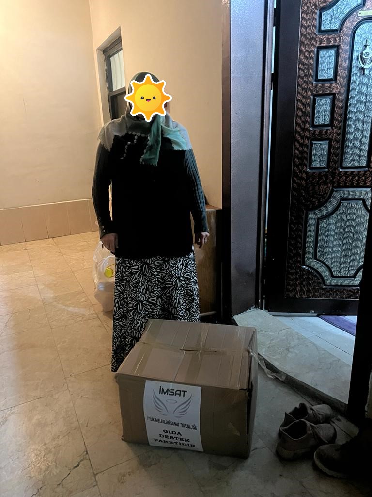 YİNE BİRÇOK AİLEMİZE GIDA DESTEĞİYLE ULAŞTIK