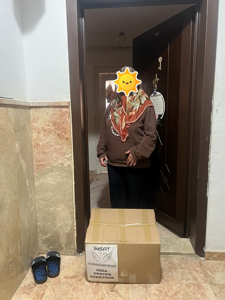 YİNE BİRÇOK AİLEMİZE GIDA DESTEĞİYLE ULAŞTIK