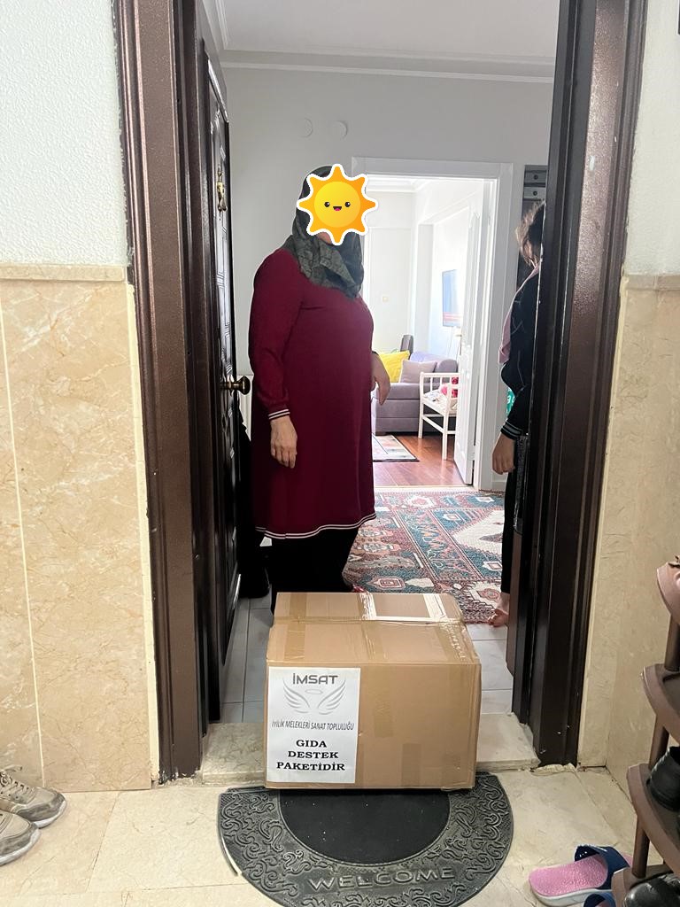 YİNE BİRÇOK AİLEMİZE GIDA DESTEĞİYLE ULAŞTIK