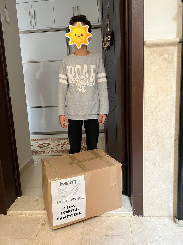 YİNE BİRÇOK AİLEMİZE GIDA DESTEĞİYLE ULAŞTIK