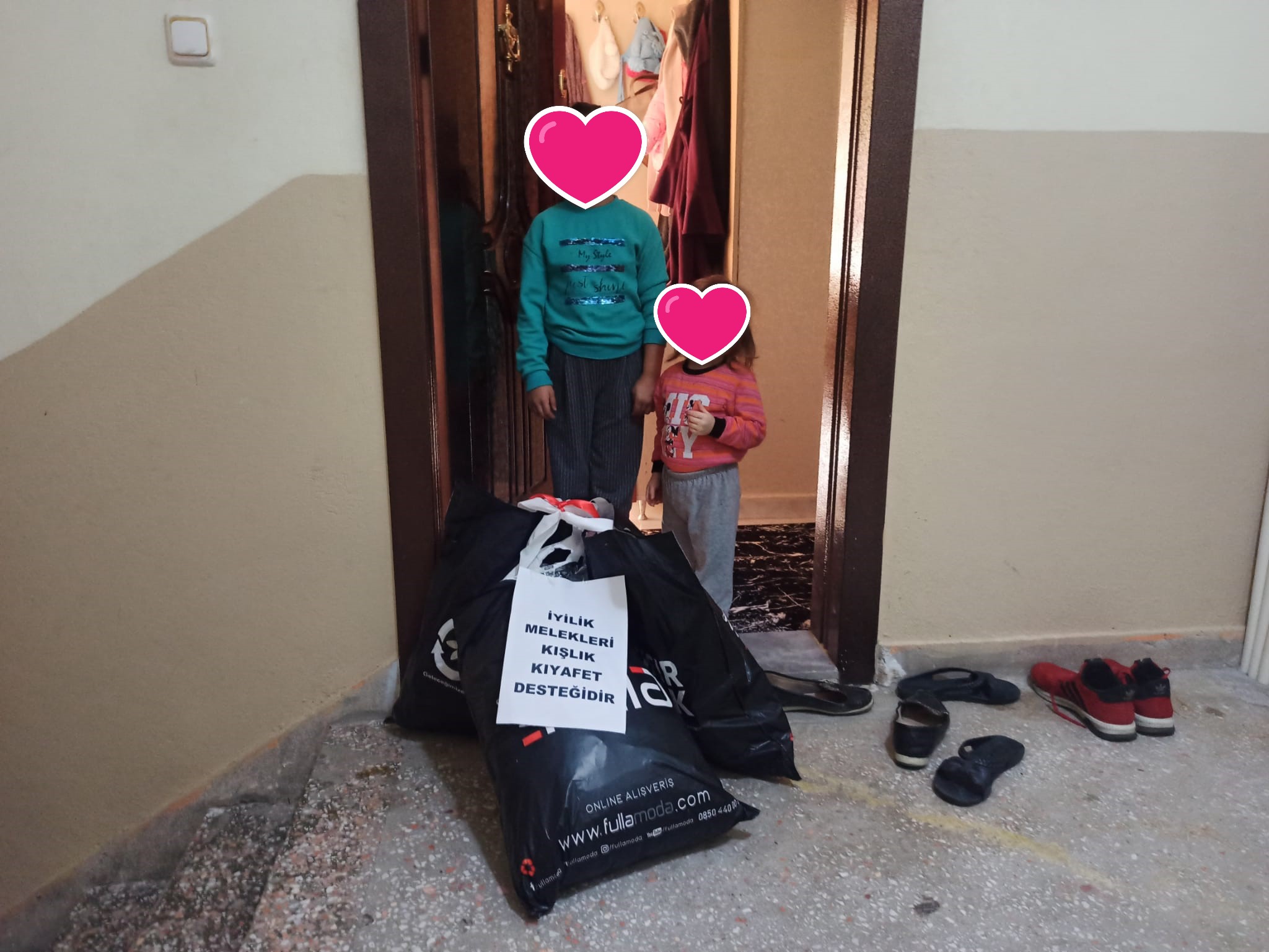 KIŞLIK KIYAFET DESTEKLERİMİZ SAHİPLERİNE ULAŞIYOR