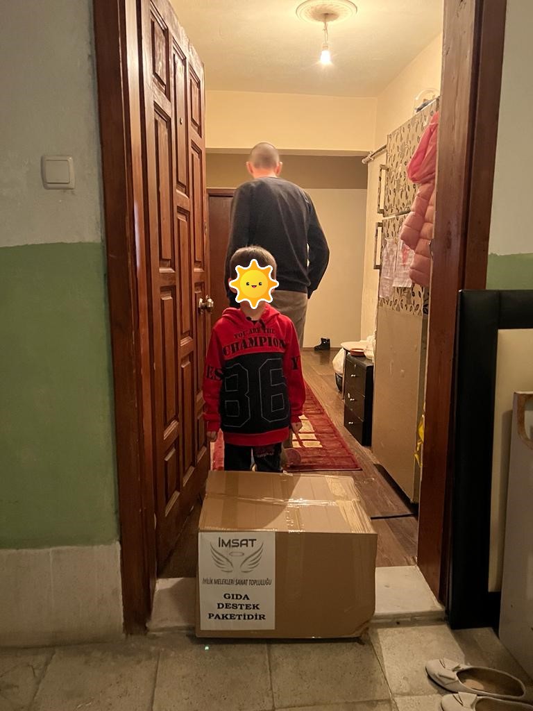 YİNE BİRÇOK AİLEMİZE GIDA DESTEĞİYLE ULAŞTIK